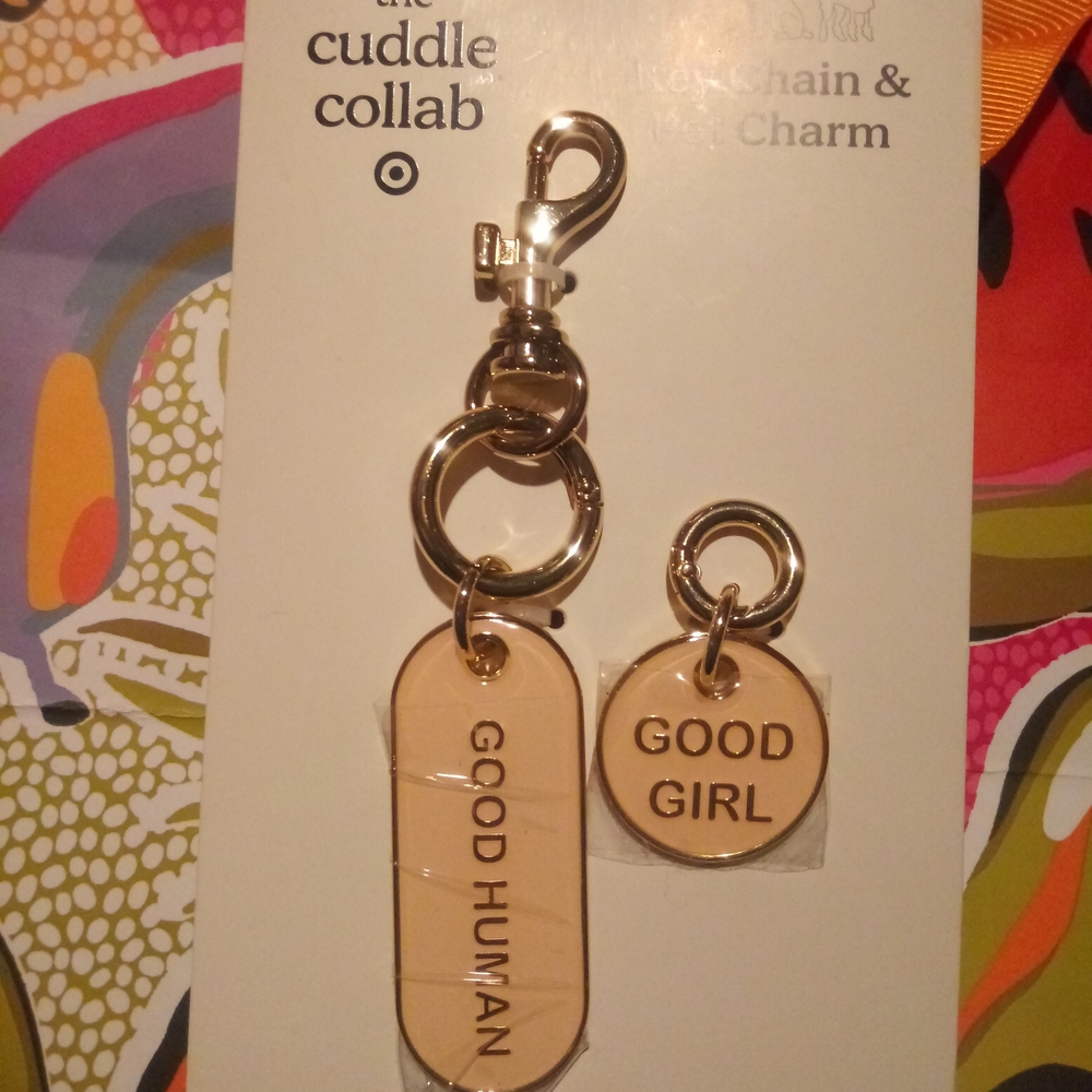 The Cuddle Collab Dog Tag Set - Gold